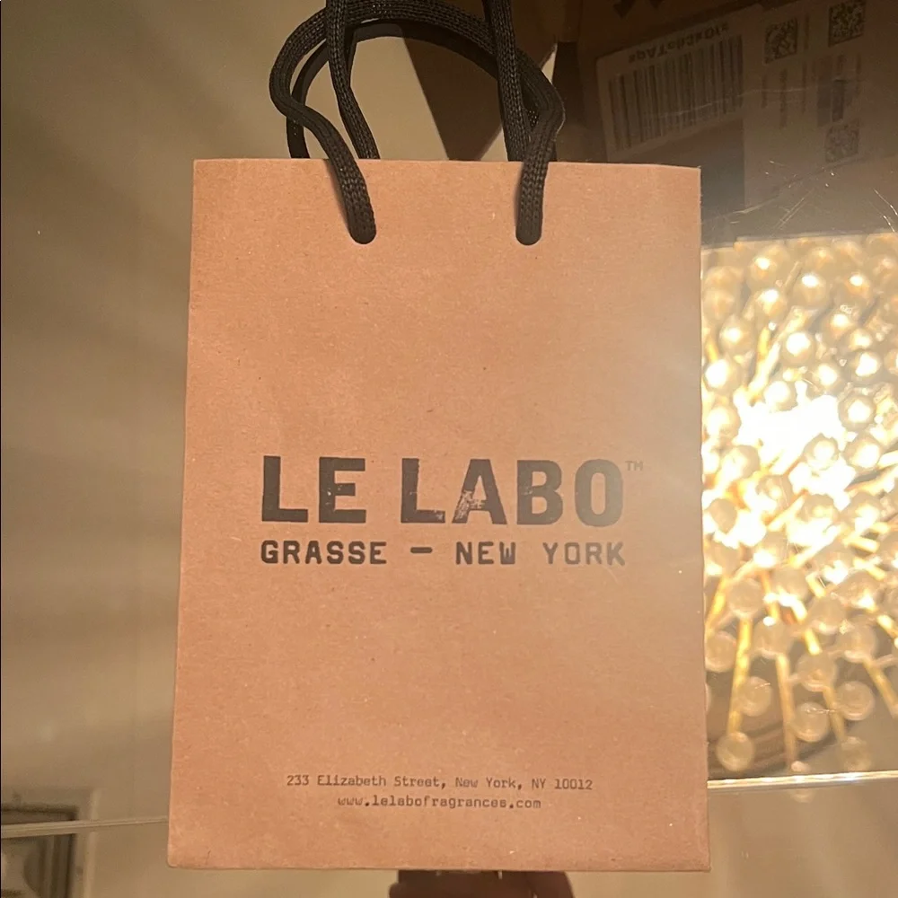 Le Labo Tan Paper Bag with Black Handles Goofy Bag